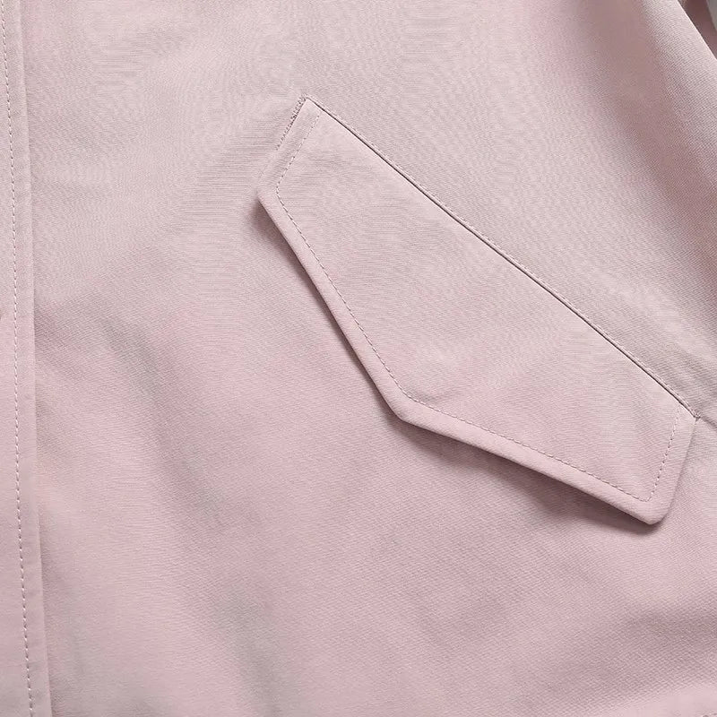 Women's clothing 2025 autumn new loose hooded jacket simple and versatile submachine jacket short jacket