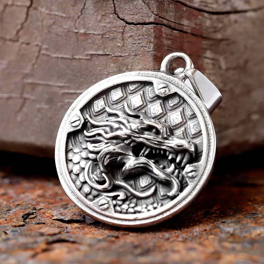 Mens Jewellery Titanium Steel Celtic Cross Necklace Pendant Vintage Chain for Men Necklace Stainless Steel Jewelry Collar Hombre