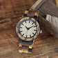 Womens Wooden Watch with All Wood Strap Analog Classic Design Colorful Bamboo Ladies Watches for Women