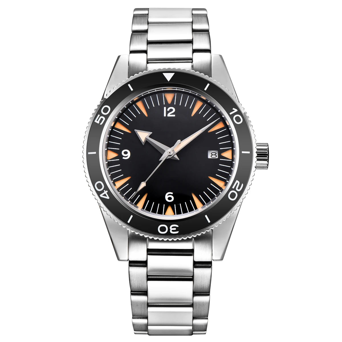 41MM  CORGEUT Sapphire Glass 100m Waterproof Japan  Automatic Luminous Mens Watch Nylon Strap