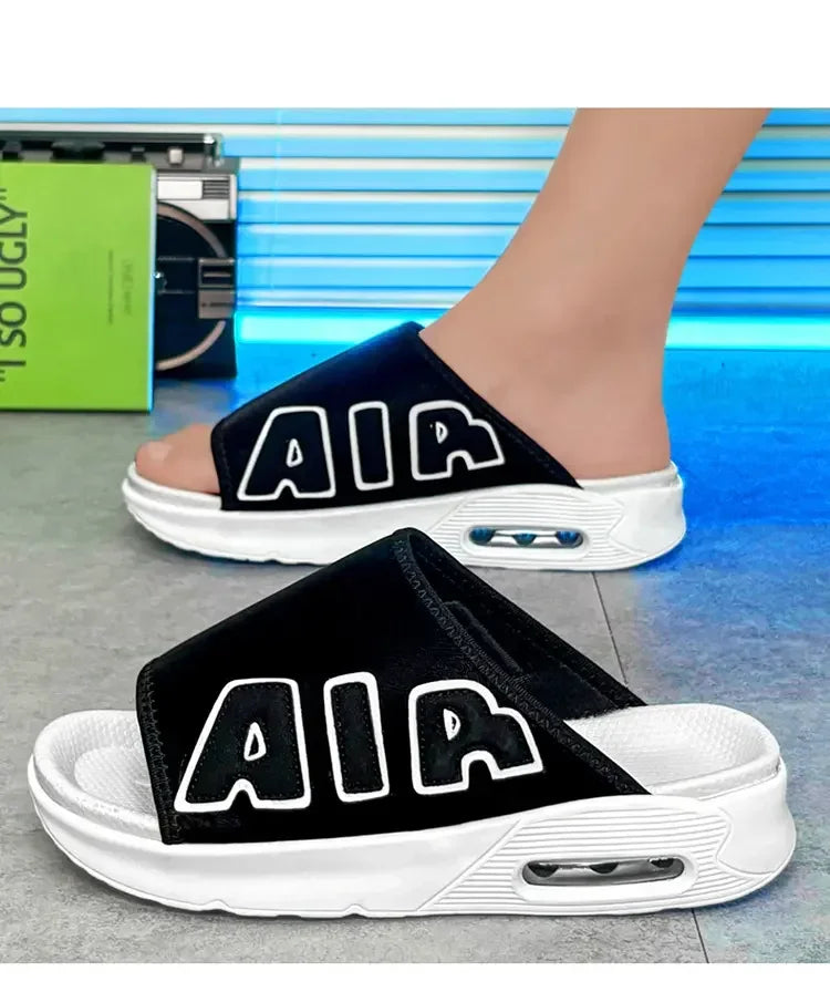 Mens Sandals Thick Sole Non-slip Fashion Sports Slippers for Men Outdoor Footwear Size 39-46 Suitable Summer Beach Slippers
