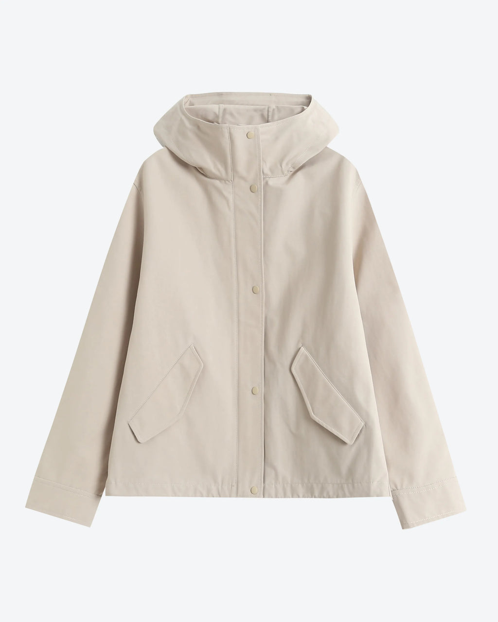 Women's clothing 2025 autumn new loose hooded jacket simple and versatile submachine jacket short jacket