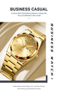 Man Watch Quartz Watch Luxury Waterproof Luminous Date Week Stainless Steel Men&