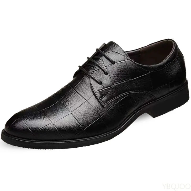 2026Mens Business Leather Shoes Soft Soled Comfortable Formal Shoe Casual Versatile Work Footwear Fashion Light Male Shoes Homme