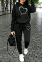 2026 Womens Outfits Casual Hooded Sweatshirts Outdoors Sports Jogging Woman Clothing Fall Winter Street Single Item Hoodie Pants