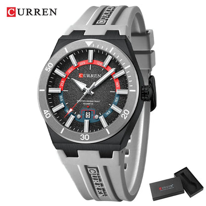 Mens Watches Analog Quartz Sports Unisex 30M Waterproof Watch for Men Military Time with Second Hand Glowing Easy to Read Dial