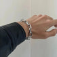 Mens Thick Cuban Chain Bracelet Stainless Steel Hop Punk Industrial Hand Vintage Trendy Jewelry