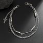Fashion Cross Pants Chain For Men Metal Waist Chain Street Punk Jeans Chain Detachable Trousers Hanging Chain Accessory