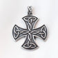 Mens Jewellery Titanium Steel Celtic Cross Necklace Pendant Vintage Chain for Men Necklace Stainless Steel Jewelry Collar Hombre