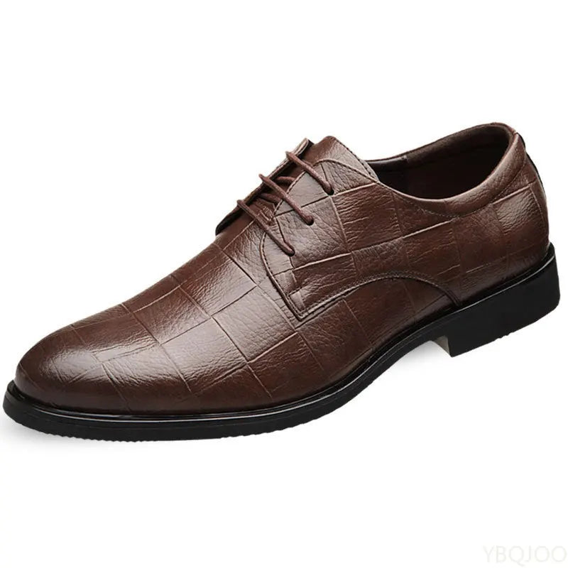 2026Mens Business Leather Shoes Soft Soled Comfortable Formal Shoe Casual Versatile Work Footwear Fashion Light Male Shoes Homme