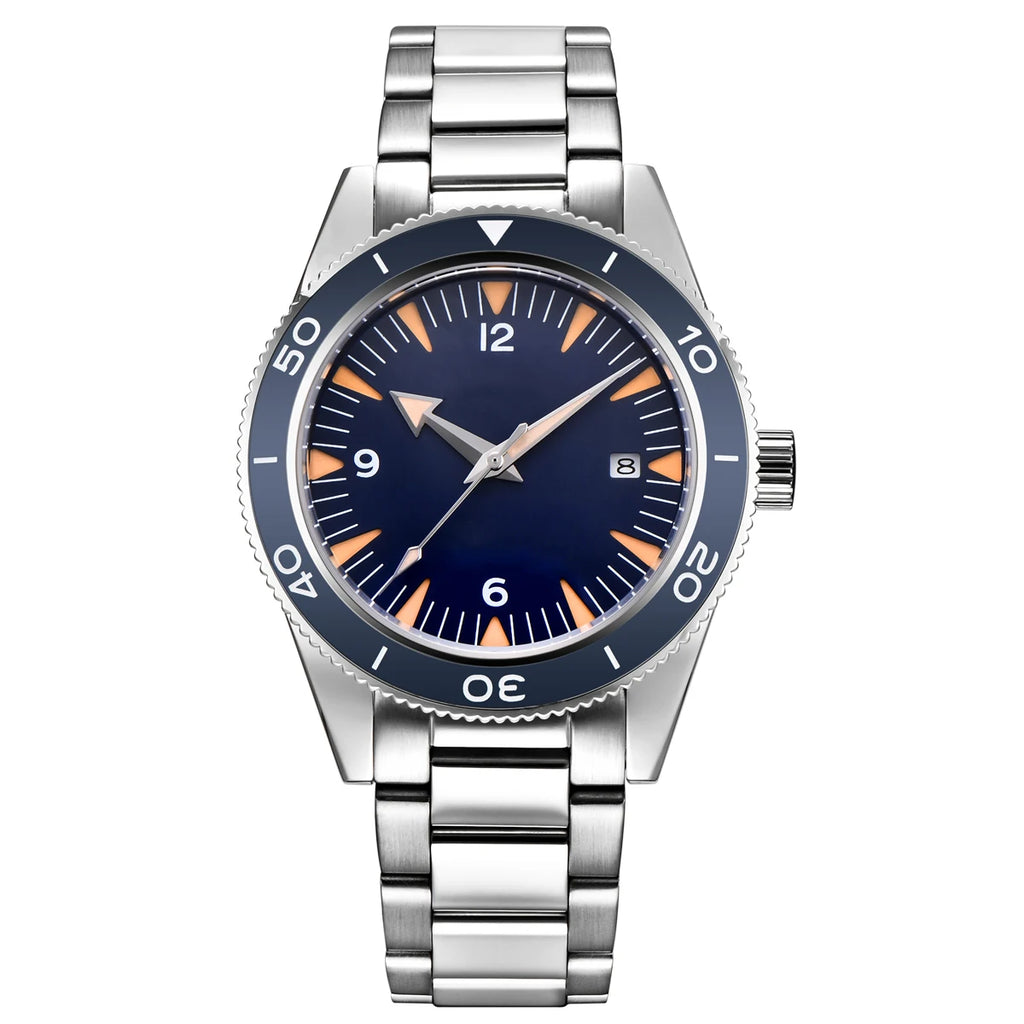 41MM  CORGEUT Sapphire Glass 100m Waterproof Japan  Automatic Luminous Mens Watch Nylon Strap