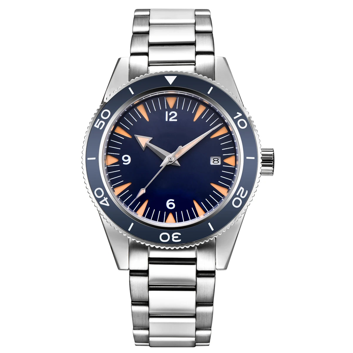 41MM  CORGEUT Sapphire Glass 100m Waterproof Japan  Automatic Luminous Mens Watch Nylon Strap