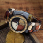 Womens Wooden Watch with All Wood Strap Analog Classic Design Colorful Bamboo Ladies Watches for Women