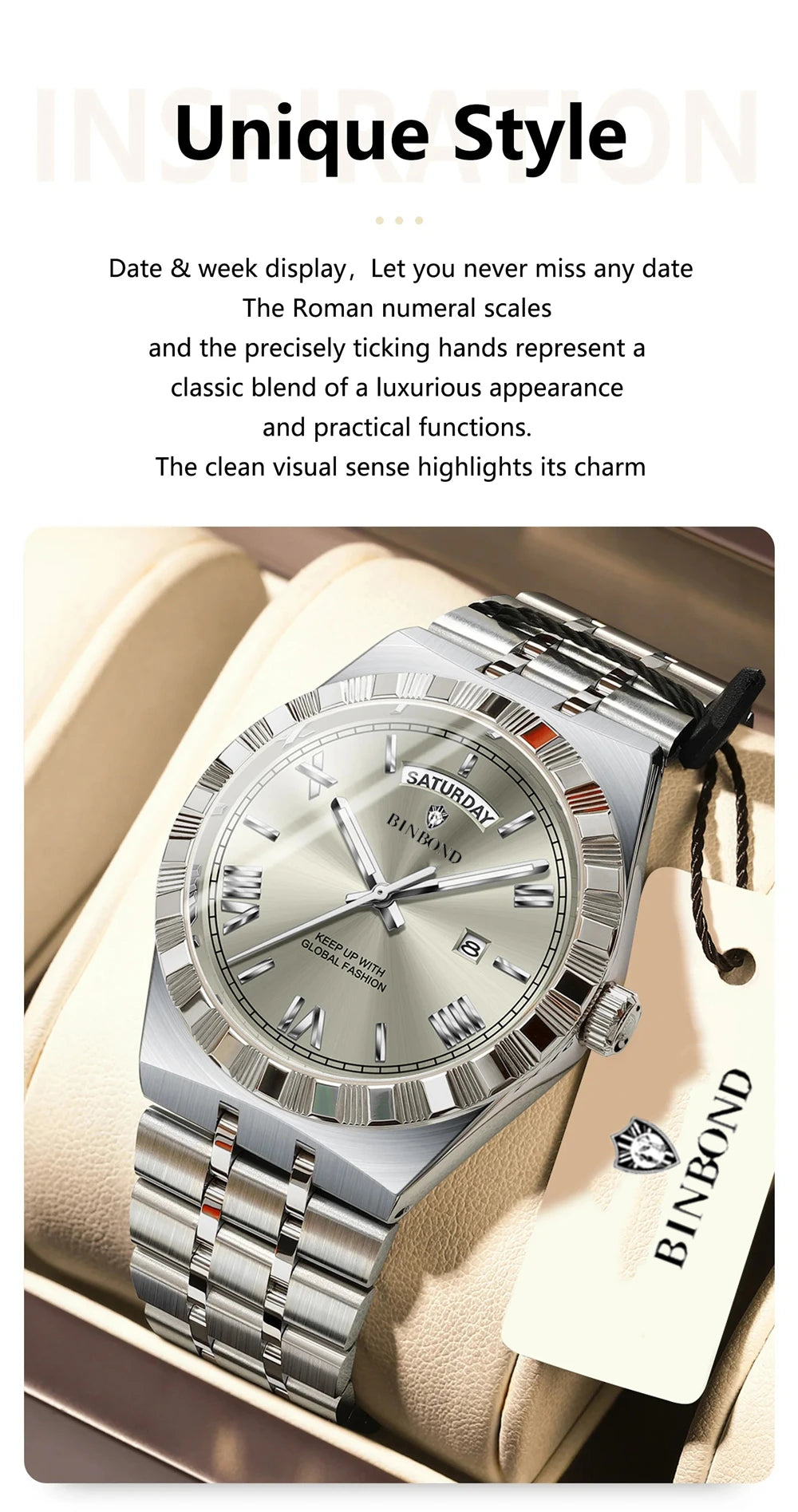 New Mens Automatic Watches For Man High Quality Brand Fashion Quartz Wristwatches Luxury Watch Men Gifts Sports Digital Clock