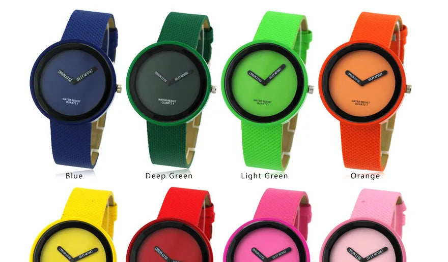 WoMaGe Women's Watches Fashion Casual Ladies Watches Red Leather Band Quartz Wristwatches Women bayan kol saati relogio feminino