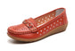 Woman Shoes Breathable Leather Shoes For Women Low Heels Casual Zapatos Mujer Elegant Heel Women&