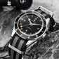 41MM Sapphire Glass 100m Waterproof Japan  Automatic Luminous Mens Watch Nylon Strap