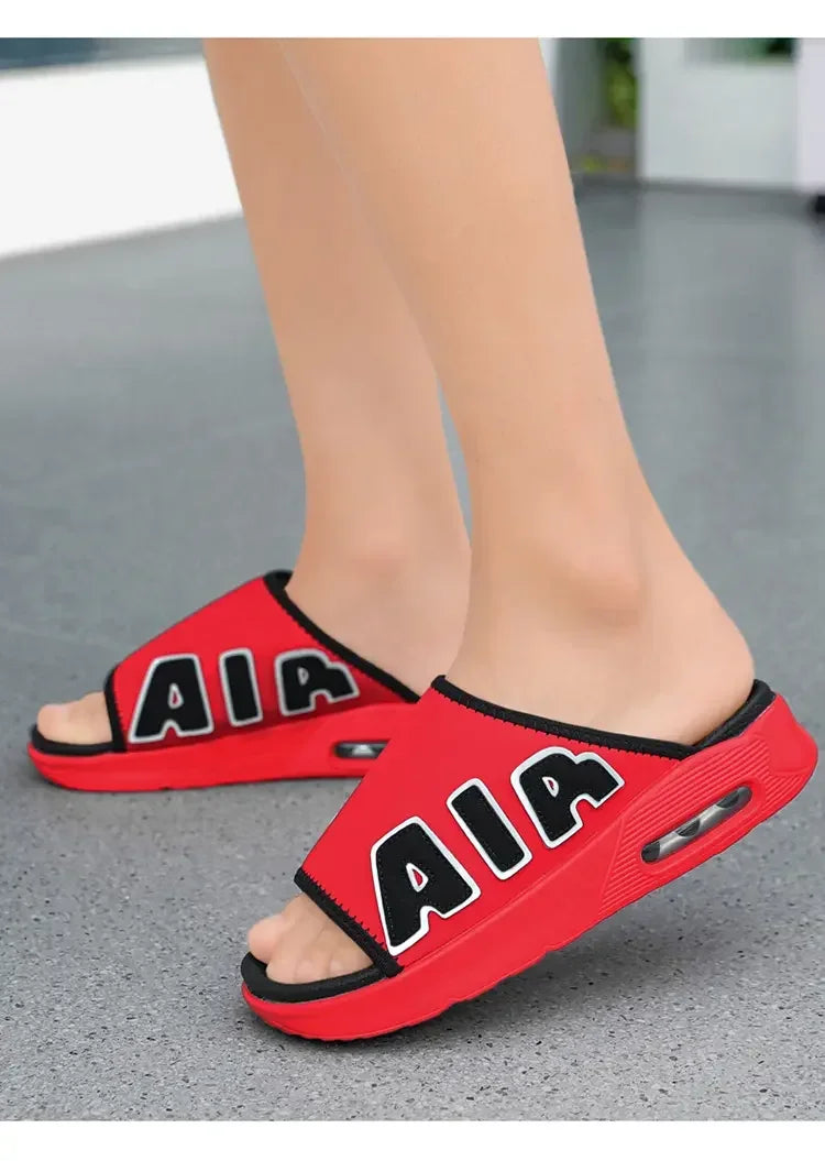 Mens Sandals Thick Sole Non-slip Fashion Sports Slippers for Men Outdoor Footwear Size 39-46 Suitable Summer Beach Slippers