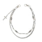 Fashion Cross Pants Chain For Men Metal Waist Chain Street Punk Jeans Chain Detachable Trousers Hanging Chain Accessory