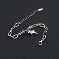Hip Hop Chain Bracelets for Men Boys,Never Fade 4-point Star Adjsutable Wristband,Trendy Jewelry Gifts