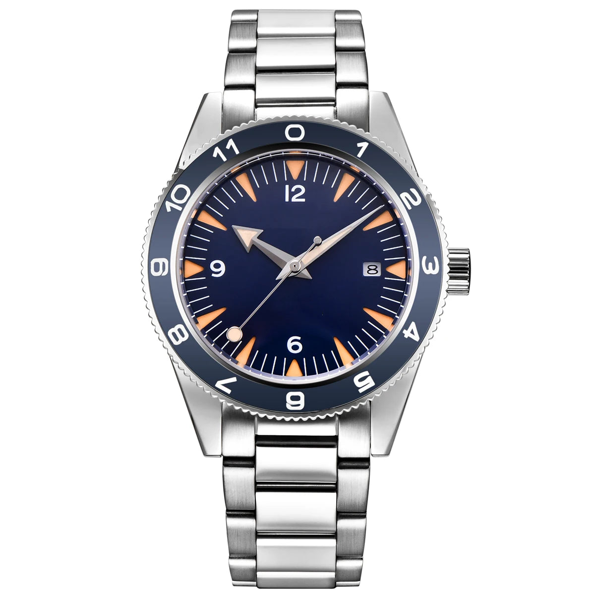 41MM  CORGEUT Sapphire Glass 100m Waterproof Japan  Automatic Luminous Mens Watch Nylon Strap