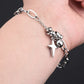 Hip Hop Chain Bracelets for Men Boys,Never Fade 4-point Star Adjsutable Wristband,Trendy Jewelry Gifts