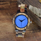 Womens Wooden Watch with All Wood Strap Analog Classic Design Colorful Bamboo Ladies Watches for Women