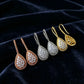 Water Drop Teardrop Jewelry Set Women&