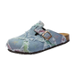 Mens Sandals Couple Cork Clogs Slippers Fashion Soft Footbed Suede Beach Slides with Arch Support Girls Outdoor Muller Shoes