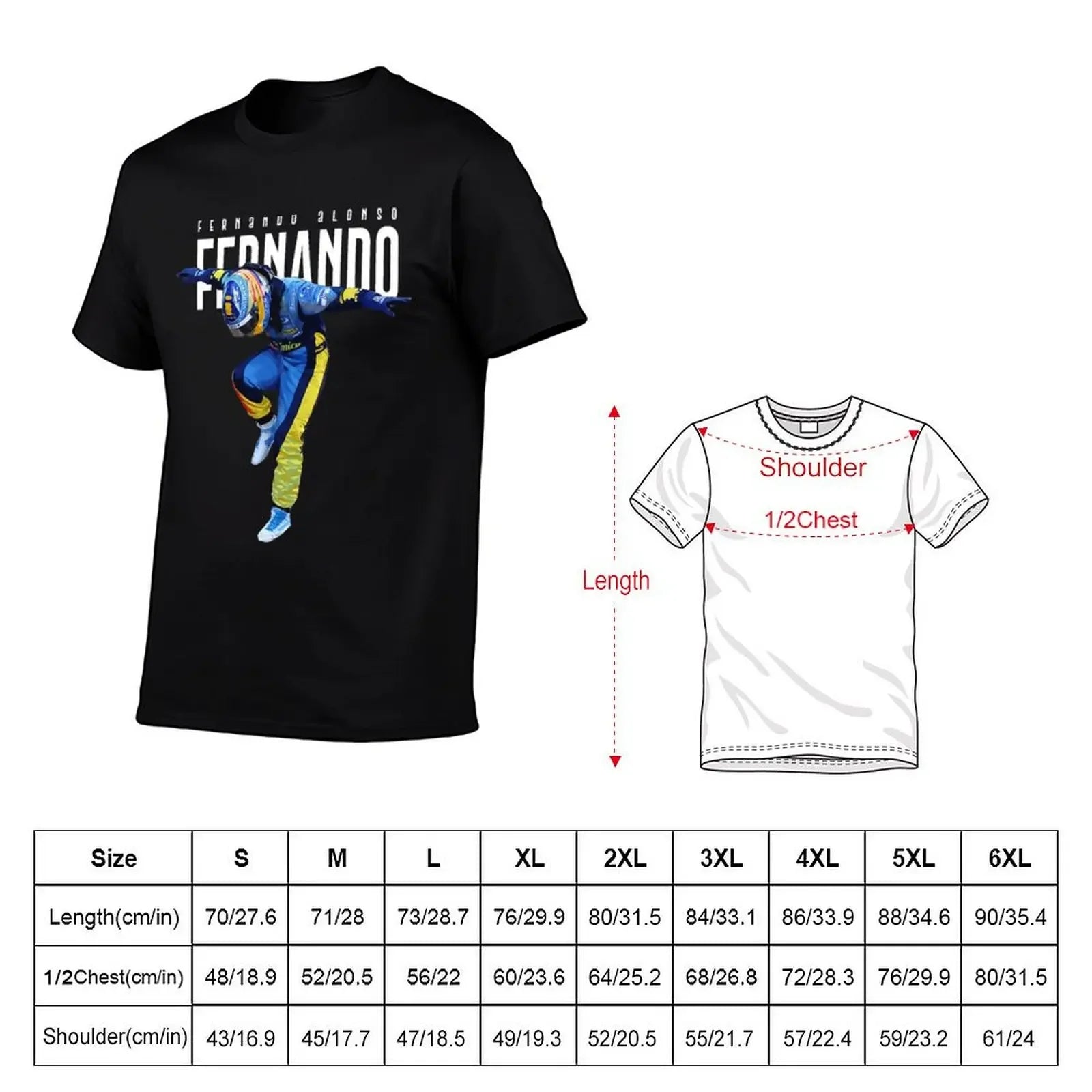 Fernando driver Alonso dance T-Shirt new edition for a boy fashion shirts mens clothing