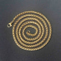 Franco Chain For Men Male Minimalist Stainless Steel Necklace Women Daily Wear Hip Hop Jewelry Gifts Width 3mm Length 60cm C024
