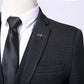 Mens Fashion Wedding Smart Casual 3 Piece Suit British Style High Quality Jacket Vest Trousers European American Banquet Look