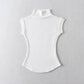Women Summer Sexy Turtleneck Sleeveless T-Shirts Tops Solid Slim Fit Pullovers Causal Tees Shirts Female Streetwear Basics Tees