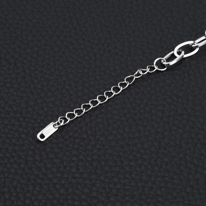 Hip Hop Chain Bracelets for Men Boys,Never Fade 4-point Star Adjsutable Wristband,Trendy Jewelry Gifts
